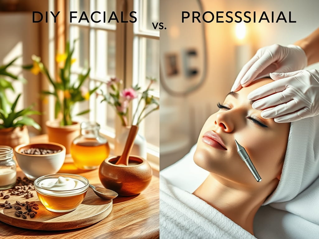 DIY Facials vs. Professional Treatments – Which One Is Better for Your&nbsp;Skin