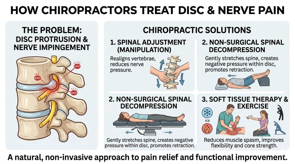 How Chiropractors Treat Disc & Nerve&nbsp;Pain